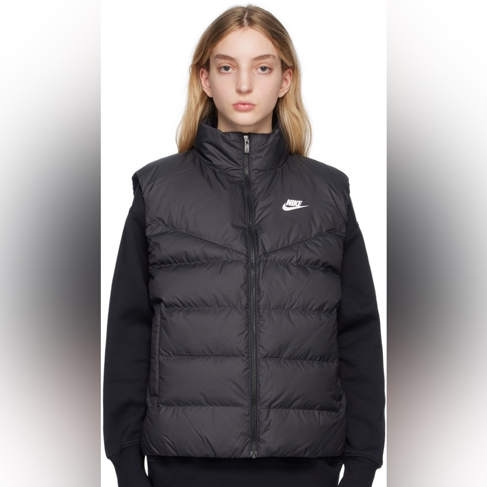 Nike Midnight Black Quilted Vest - Picture 5 of 8